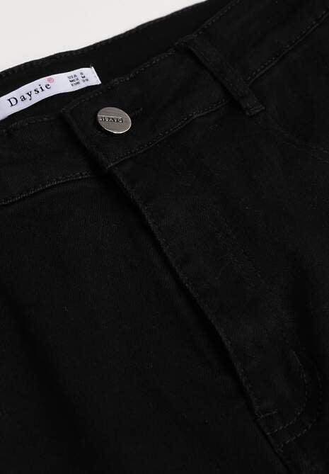Czarne Jeansy High Waist z Szeroką Nogawką Riloresa 6