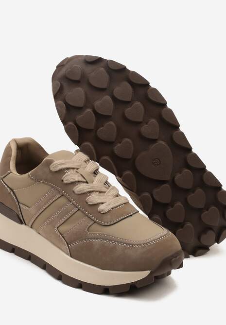 Sneakers Lulline Bej închis 6