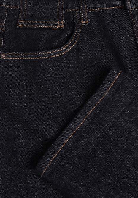 Granatowe Jeansy Mom Fit Regular Waist Ahortia 6