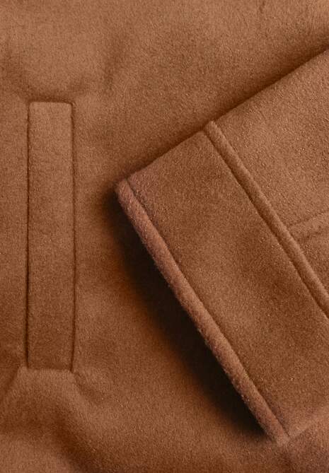 Brązowa Nietoperzowa Kurtka Przejściowa z Kapturem Amiree 6