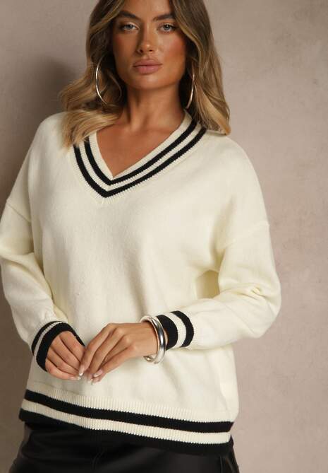 Pulover Lincire Bej deschis 5