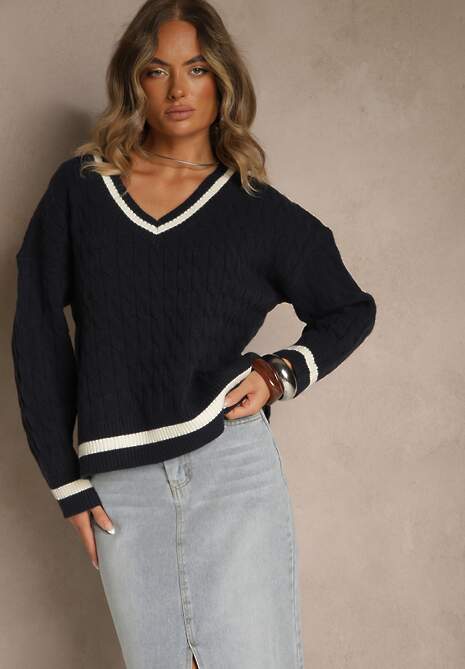 Pulover Belmire Bleumarin 7