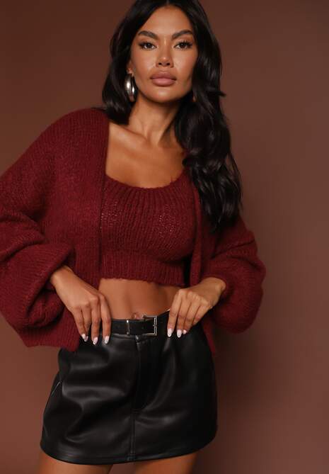 Cardigan Belvane Bordo 7