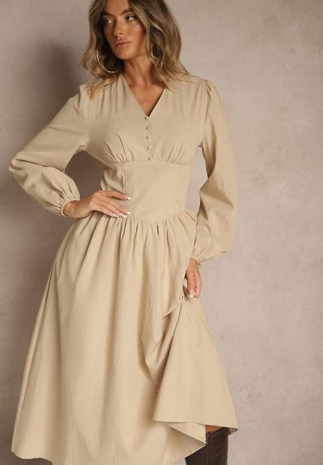 Rochie Ahlite Bej 4