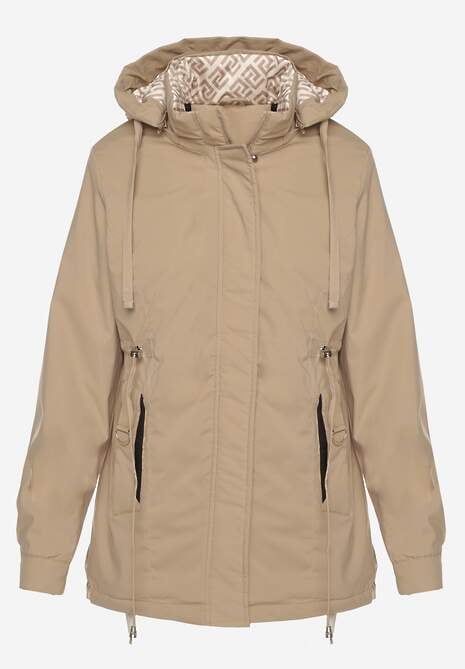 Geacă Tiosara Bej închis 6