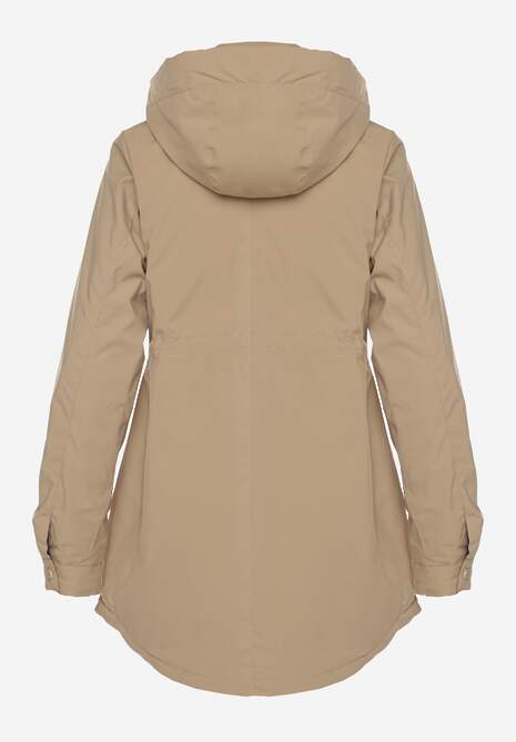 Geacă Tiosara Bej închis 7