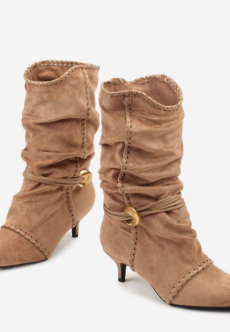Botine Avodvire Bej închis 7