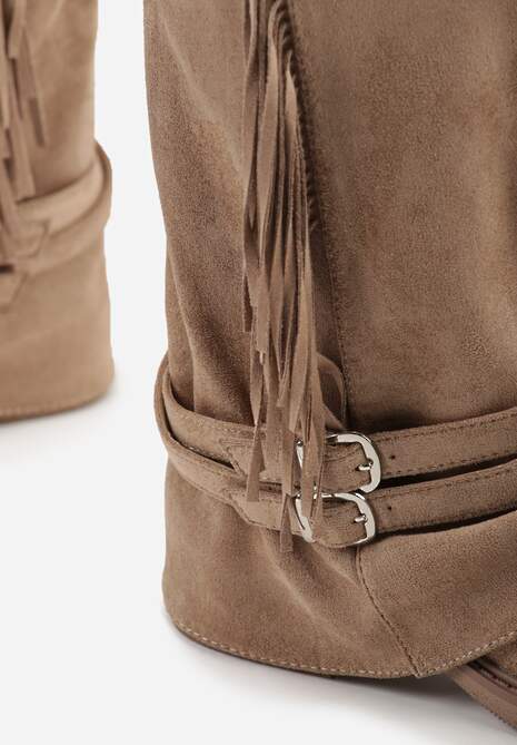 Botine Ramia Bej închis 6