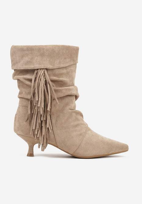 Botine Gevea Bej închis 4