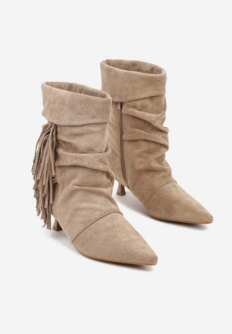 Botine Gevea Bej închis 5