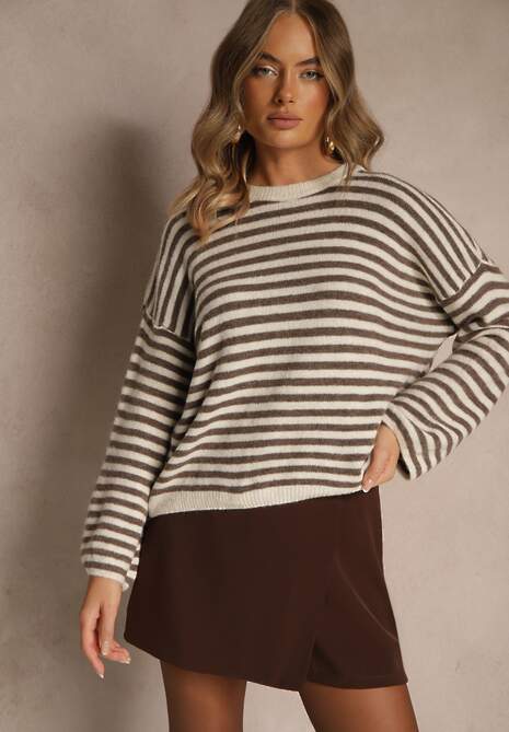 Pulover Tidania Bej deschis 4