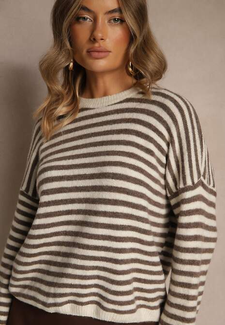 Pulover Tidania Bej deschis 5