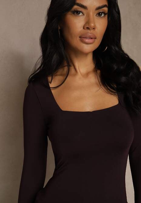 Bordowa Bluzka Selusei 5