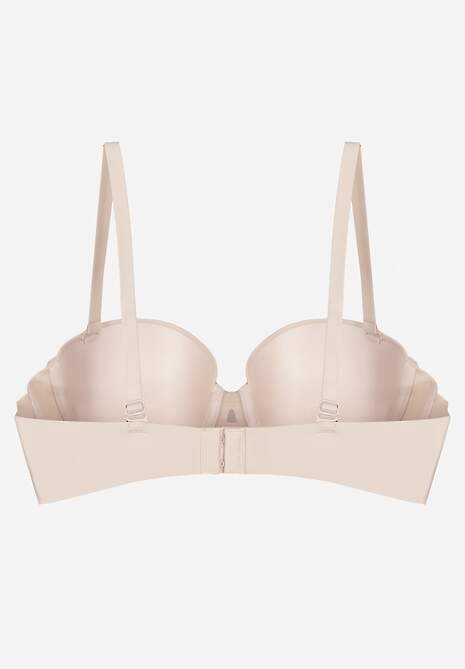 Beżowy Klasyczny Biustonosz Typu Balkonetka Doriesana 7