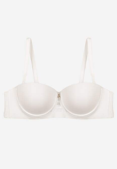 Biały Klasyczny Biustonosz Typu Balkonetka Doriesana