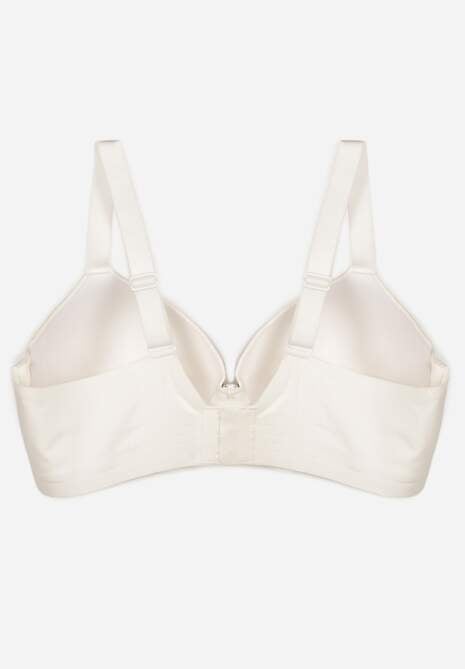 Biały Klasyczny Biustonosz o Gładkiej Fakturze Adriaros 7