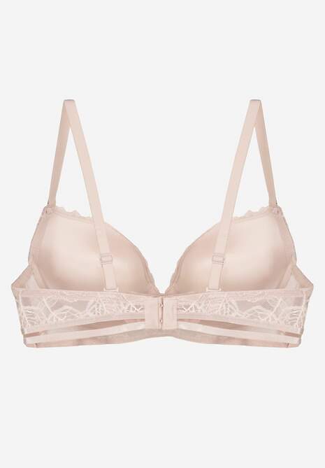 Jasnoróżowy Koronkowy Biustonosz w Klasycznym Stylu z Aplikacją Galinassa 7