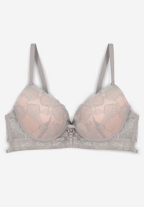Sutien Galinassa Gri cu roz