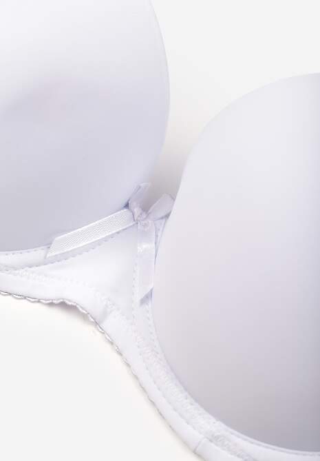 Biały Gładki Biustonosz o Klasycznym Fasonie Arriethia 7