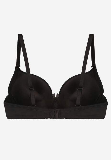 Czarny Gładki Biustonosz o Klasycznym Fasonie Arriethia 7