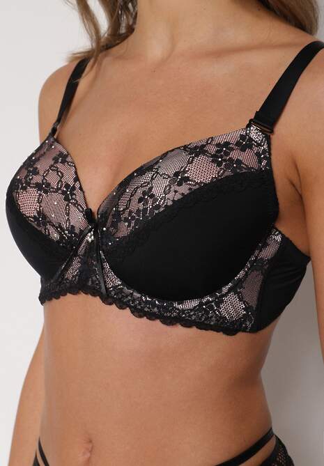 Sutien Himelodia Negru cu roz 5
