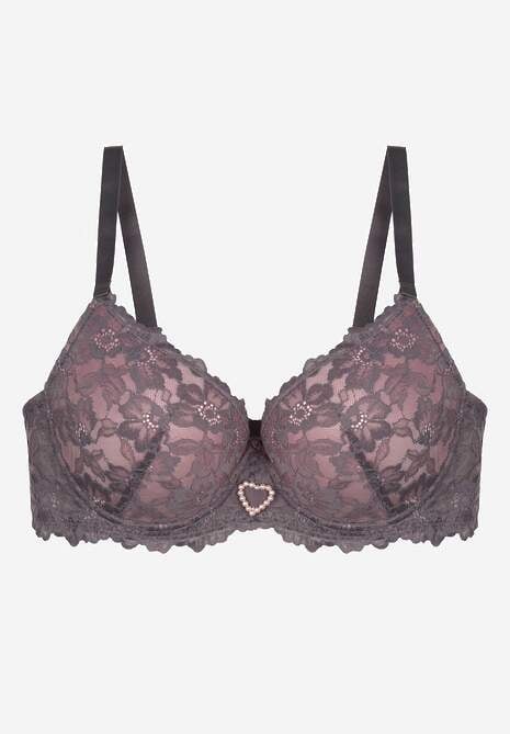 Sutien Bothilei Gri cu roz 5