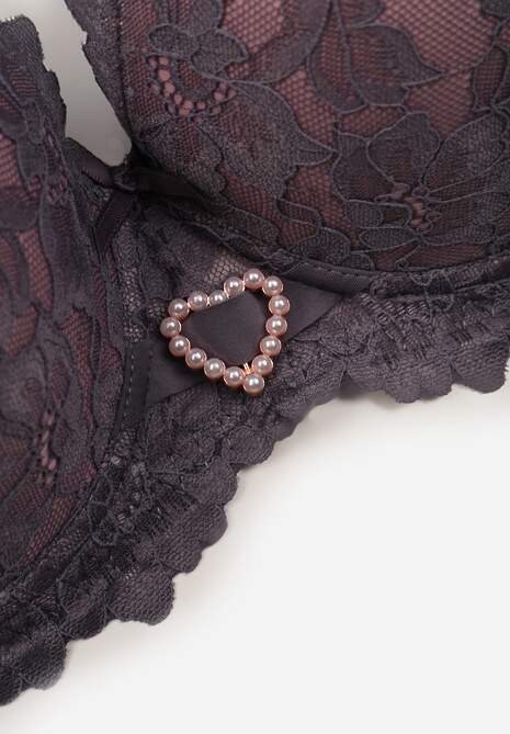 Sutien Bothilei Gri cu roz 7