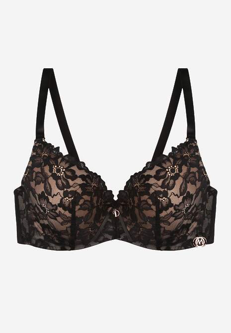 Sutien Aqiany Negru cu bej 6