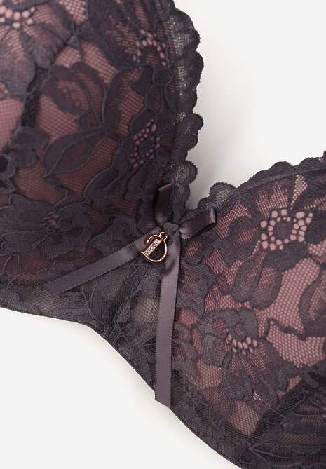 Sutien Aqiany Gri cu roz 7