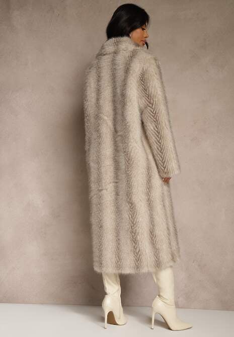 Palton Cataris Bej deschis 4