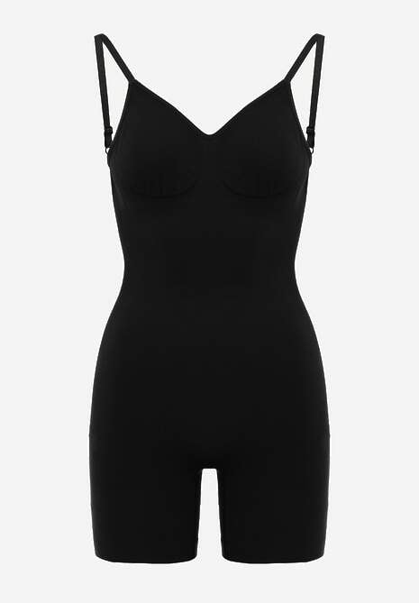 Czarna Bielizna modelująca Kombinezon z Odkrytymi Plecami Riselles 5