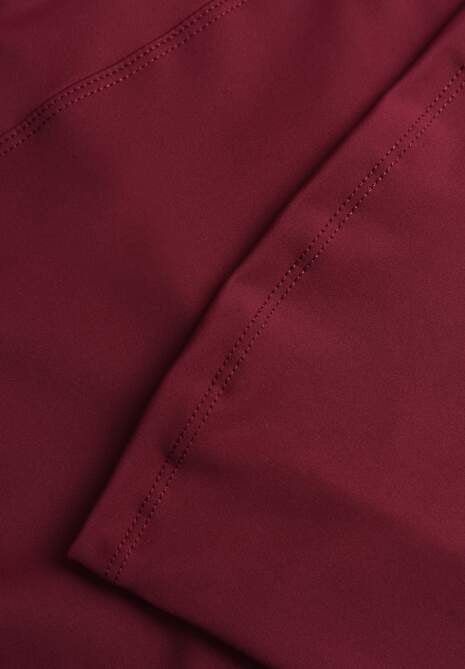 Bordowe Legginsy Dzwony High Waist Orruvana 6