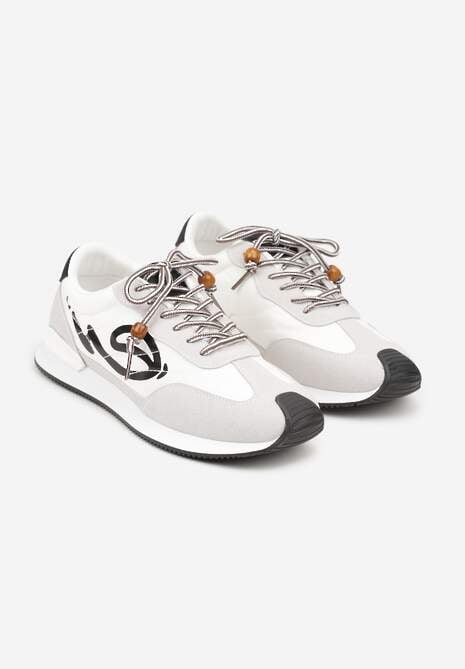 Czarne Sneakersy Ozdobione Geometrycznym Motywem Phiaronei 5