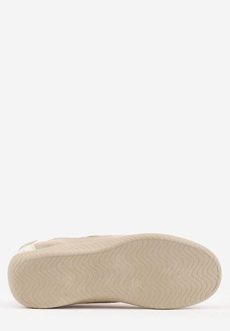 Brązowe Sneakersy z Geometrycznym Wzorem Elrineth 7