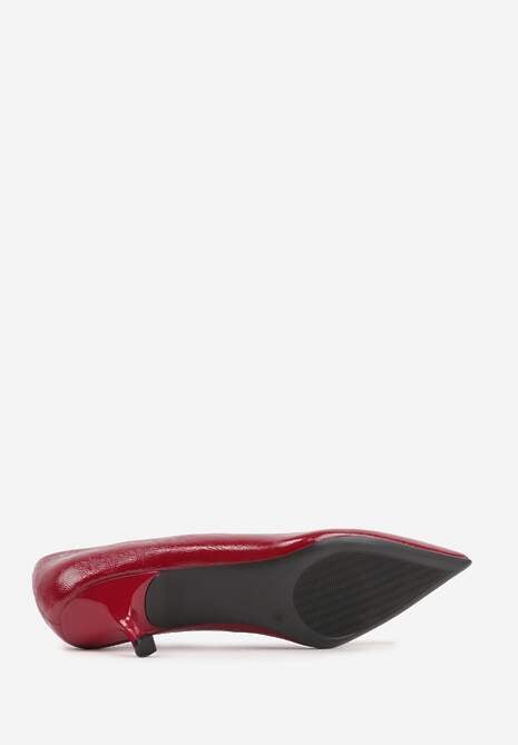 Bordowe Czółenka na Kaczuszce Rhaepheme 7