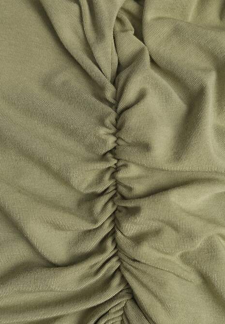 Zielona Marszczona Bluzka z Wiskozą i Bawełną Trihal 6