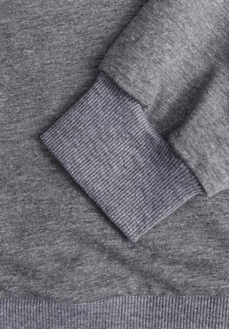 Ciemnoszara Casualowa Bluza z Bawełną Akko 6