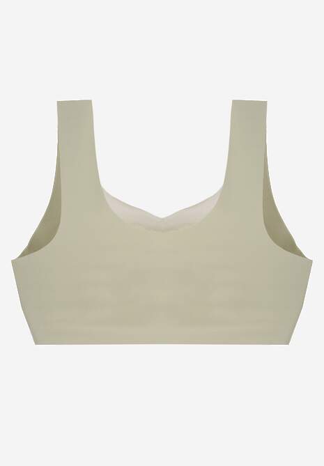 Zielony Sportowy Biustonosz z Usztywnieniem Ozdobiony Siateczkową Wstawką Edalissa 6