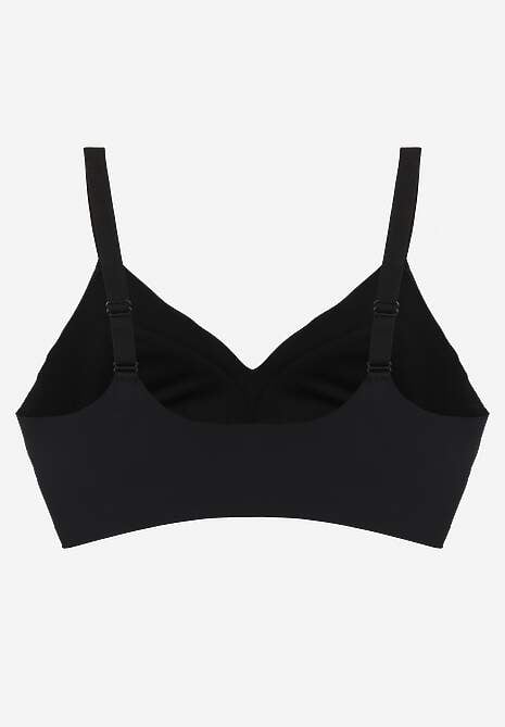 Czarny Biustonosz Ozdobiona Przezroczystymi Wstawkami z Usztywnieniem Seanael 6