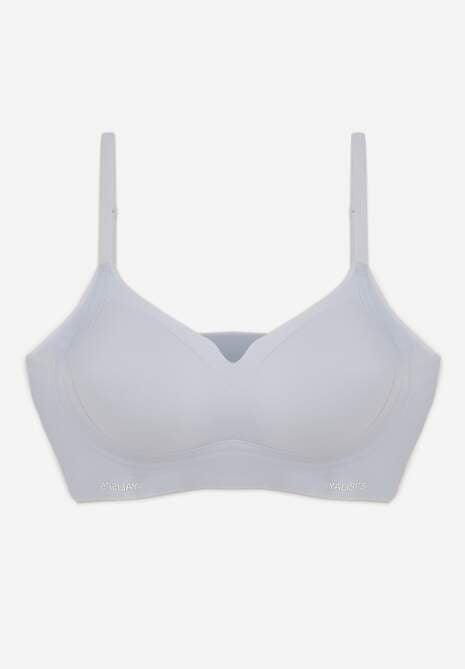 Niebieski Elastyczny Biustonosz Bezszwowy Bez Fiszbin Edaelia