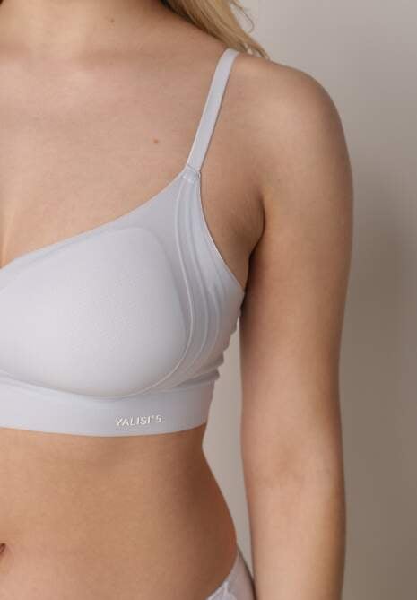 Niebieski Elastyczny Biustonosz Bezszwowy Bez Fiszbin Edaelia