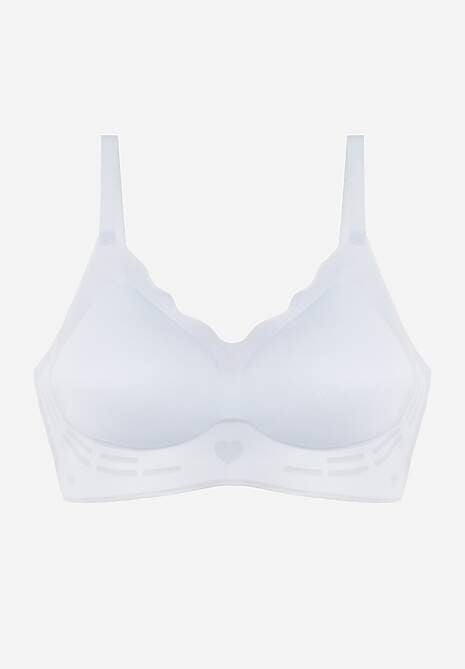 Niebieski Bezszwowy Biustonosz z Usztywnieniem Bez Fiszbin Zeritha