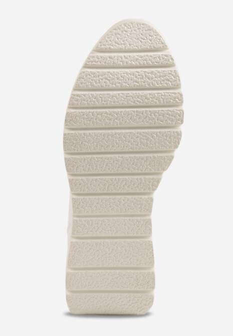 Białe Sneakersy na Platformie z Wkładką ze Skóry Naturalnej i Napisam Haidena 7