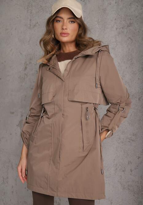 Geacă Tinarae Bej închis 4