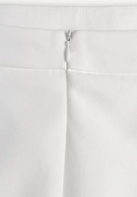 Biała Ołówkowa Spódnica VICES w Stylu Basic Fretima 6