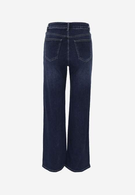 Niebieskie Szerokie Jeansy z Bawełny Vimelsnis 7