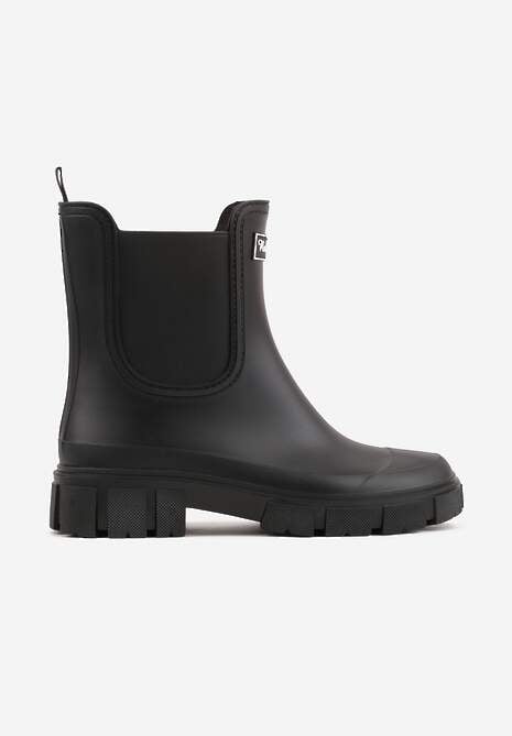 Czarne Kalosze Typu Sztyblety z Antypoślizgową Podeszwą Volenne 4