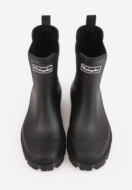 Czarne Kalosze Typu Sztyblety z Antypoślizgową Podeszwą Volenne 6