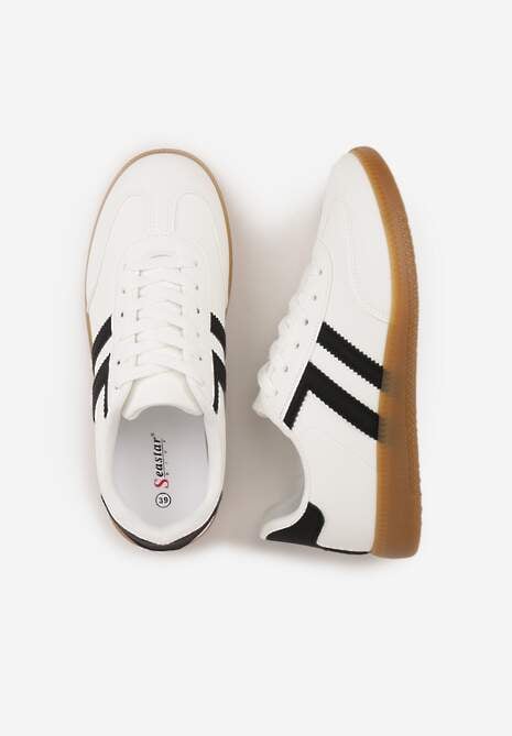 Białe Sneakersy Typu Klasyczne Tenisówki Kilice 6