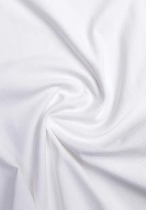 Biały T-shirt z Bawełny z Dekoltem Łódką i Drapowaniem w Pasie Savalira 6